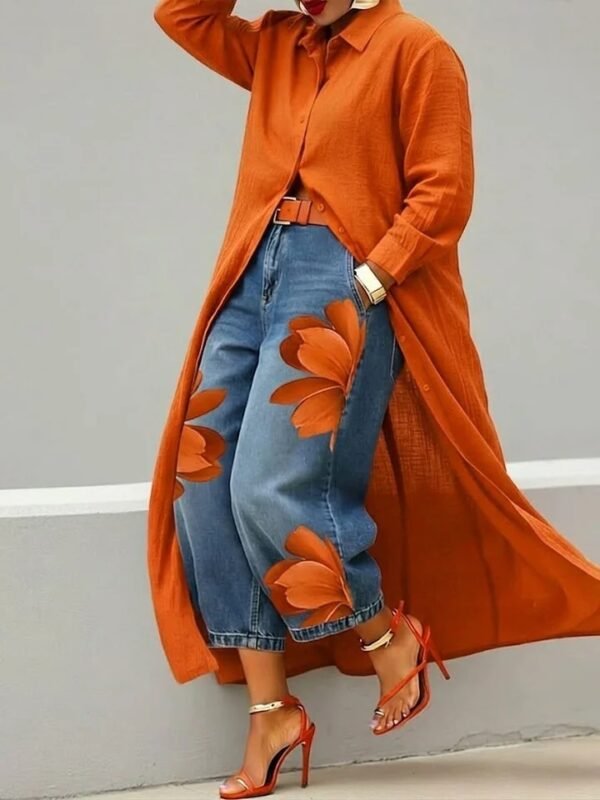 Product image for Cotton-Linen Shirt Dress