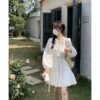 Cutout Long-Sleeve Dress — image 2