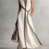 Color-Block Stand-Collar Dress — image 5