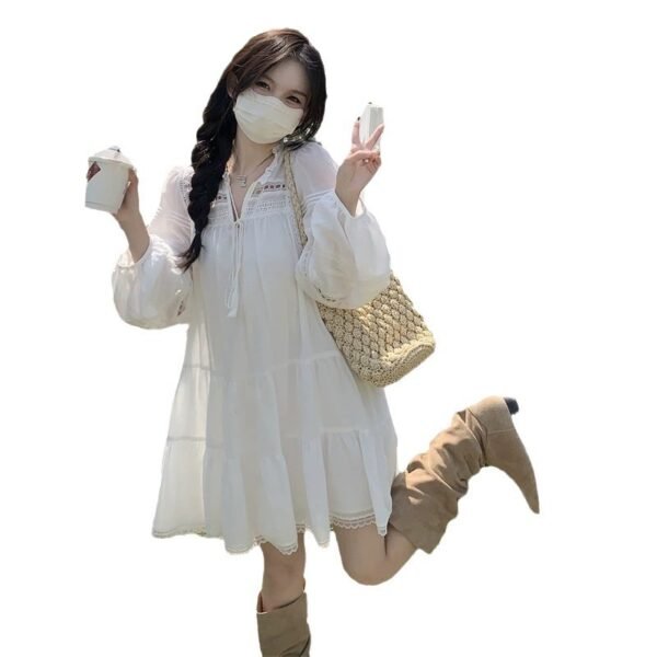 Product image for Cutout Long-Sleeve Dress