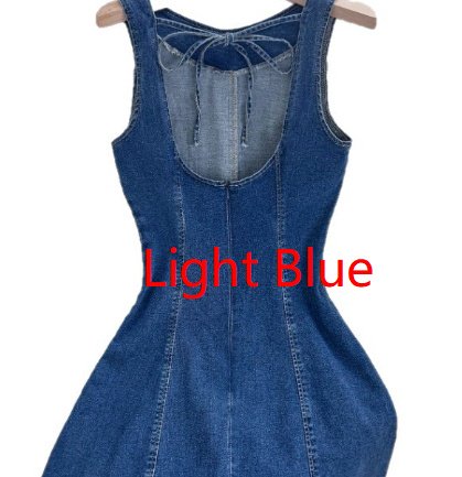 Product image for Slim-Fit Sleeveless Bow Dress