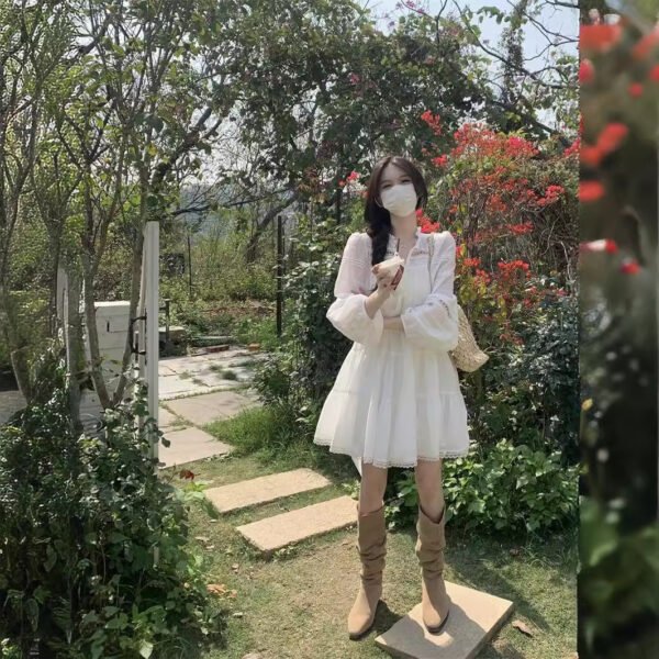 Product image for Cutout Long-Sleeve Dress