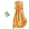 Retro Cotton-Linen A-Line Dress — image 3
