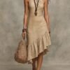 Halter Solid Sleeveless Dress — image 6