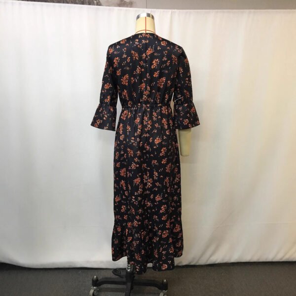 Product image for Printed Denim Patchwork Dress