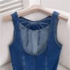 Slim-Fit Sleeveless Bow Dress — image 4