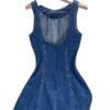 Slim-Fit Sleeveless Bow Dress — image 5