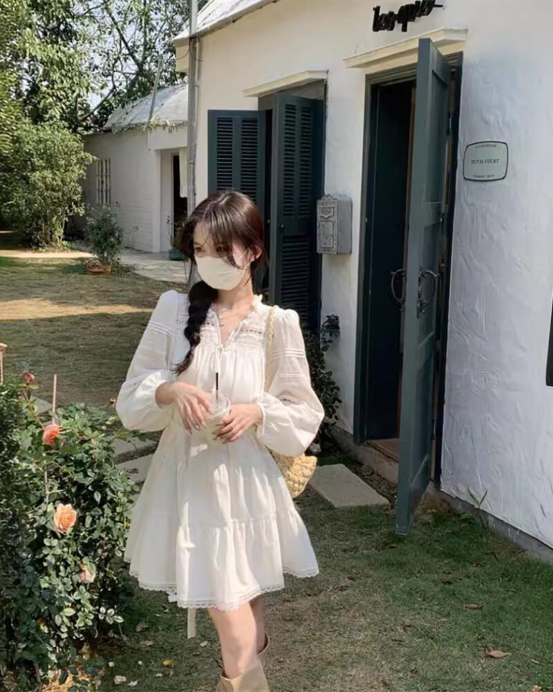 Product image for Cutout Long-Sleeve Dress